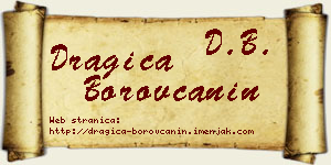 Dragica Borovčanin vizit kartica